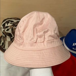 pink bucket hat